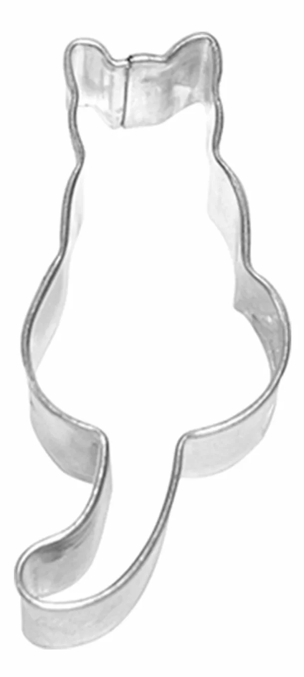 Keksausstecher RBV Birkmann Ausstecher Katze Sitzend 6,5cm Edelstahl 1