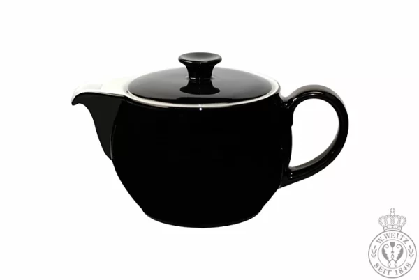 Teekannen Dibbern Solid Color Schwarz Teekanne 1,10ltr. 1