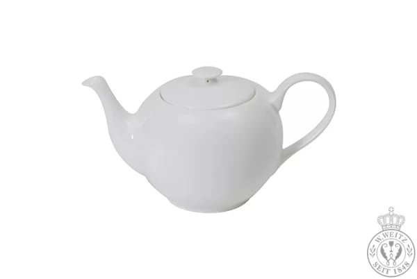 Teekannen Dibbern Bone China Weiß Hotel Teekanne Rund 0,45ltr. 1