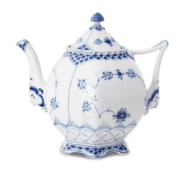 Teekannen Royal Copenhagen Musselmalet Vollspitze Teekanne 1,0ltr. 1103141 1