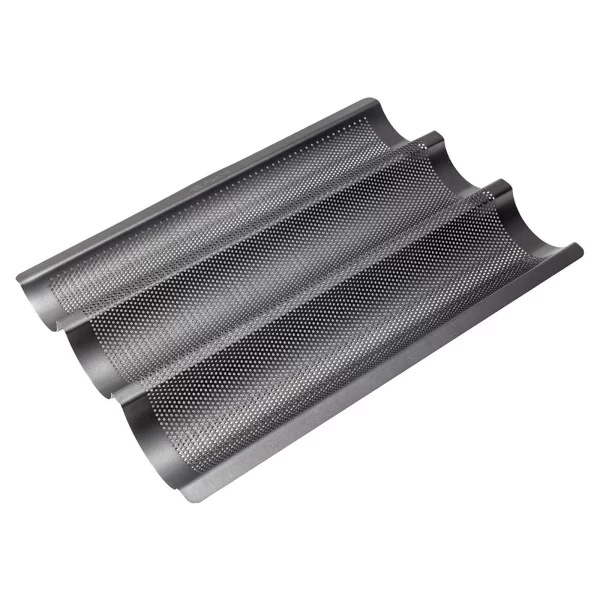 Brotbackzubehör RBV Birkmann Laib & Seele Baguetteblech 38,5x28cm 1