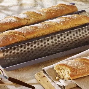 Brotbackzubehör RBV Birkmann Laib & Seele Baguetteblech 38,5x28cm 10