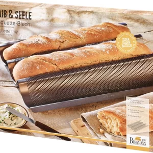 Brotbackzubehör RBV Birkmann Laib & Seele Baguetteblech 38,5x28cm 12