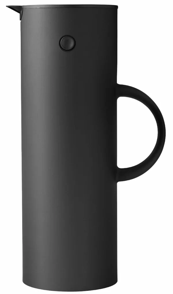 Isolierkannen Stelton EM77 Isolierkanne 1,0ltr. Soft Black/ Matt Schwarz 931 1