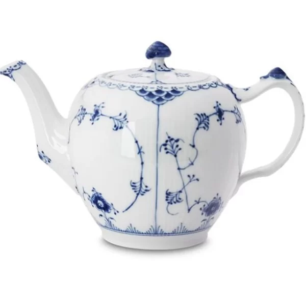 Teekannen Royal Copenhagen Musselmalet Halbspitze Teekanne 1,0ltr. 1102141 1
