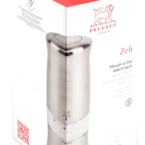 Peugeot Zeli Salzmühle Elektrisch Edelstahl-Optik Geb. ABS 6