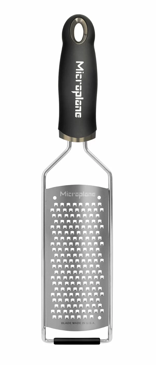 Microplane Gourmet Reibe Grob Schwarz 1