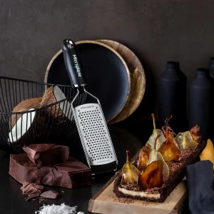 Microplane Gourmet Reibe Grob Schwarz 14