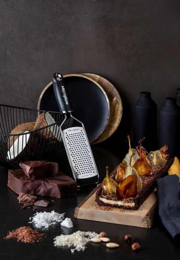Microplane Gourmet Reibe Grob Schwarz 5