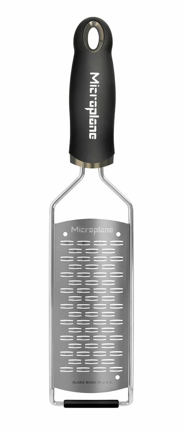 Microplane Gourmet Reibe 2-Wege Schneider Schwarz 1