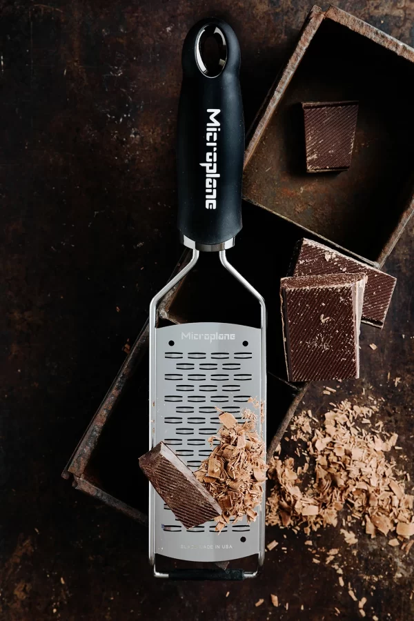 Microplane Gourmet Reibe 2-Wege Schneider Schwarz 4