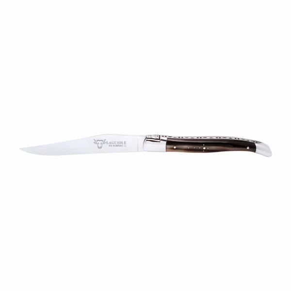 Laguiole En Aubrac Steakmesser (1 Stück) Hornspitze HSI1/Backen Glänzend 1