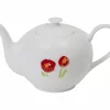 Teekannen Dibbern Impression Mohn Rot Teekanne Rund 1,30ltr. 8