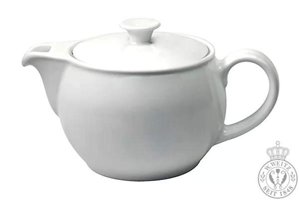 Teekannen Dibbern Solid Color Weiß Teekanne 1,10ltr. 1