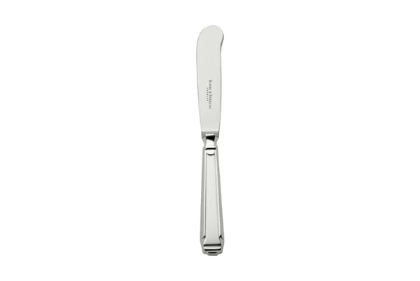 Robbe & Berking Art Deco Buttermesser mit Stahlklinge 925Silber 1