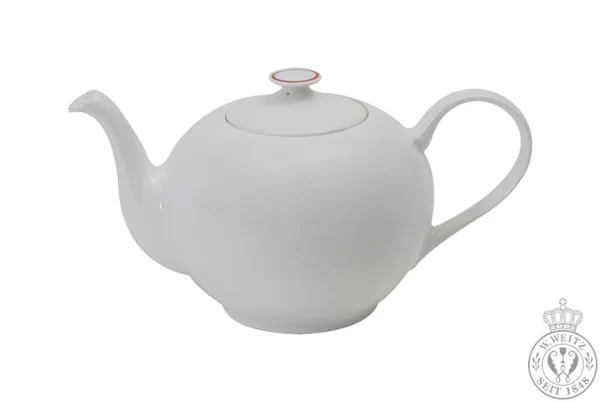 Teekannen Dibbern Simplicity Teekanne Rund 1,30ltr. Rot 1