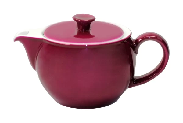 Teekannen Dibbern Solid Color Bordeaux Teekanne 1,10ltr. 1