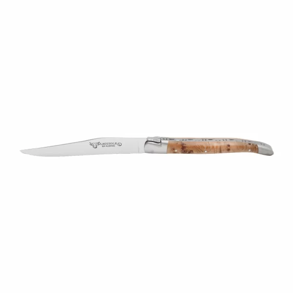 Laguiole En Aubrac Steakmesser (1 Stück) Wacholderholz 1