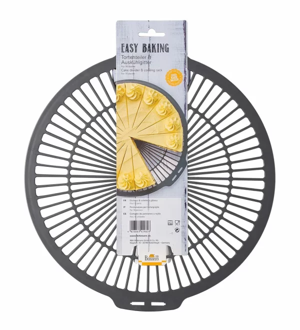 Noch Mehr Backzubehör RBV Birkmann Easy Baking Tortenteiler & Auskühlgitter 30cm 1