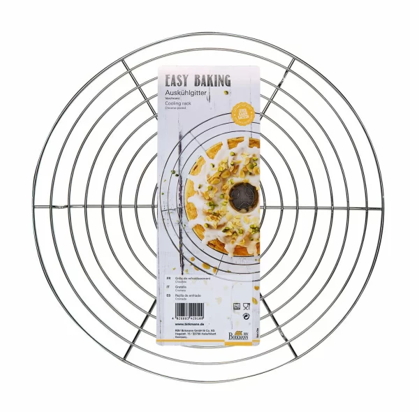 Noch Mehr Backzubehör RBV Birkmann Easy Baking Auskühlgitter Rund 32cm 1