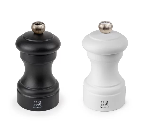 Peugeot Bistro Duo Pfeffer-/Salzmühle Schwarz & Weiß 10cm 1