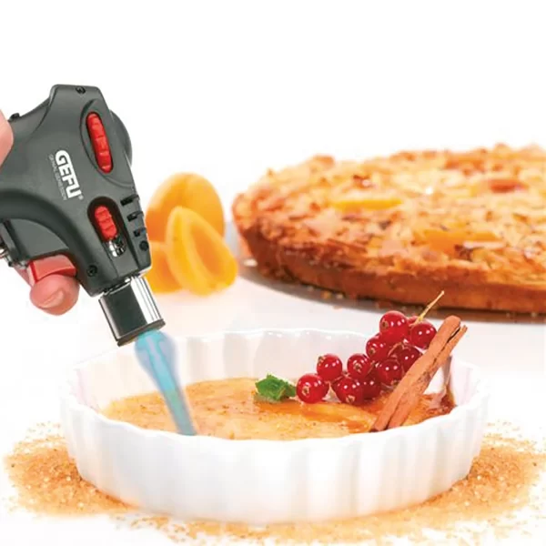 GEFU_AKTION Crème Brûlée Set CARMELLO 7tlg. Schalen + Brenner 3