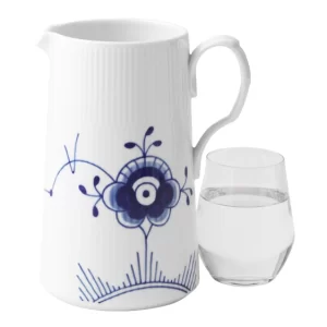 Royal Copenhagen Mega Blau Gerippt Krug Modern 1,50ltr. 8
