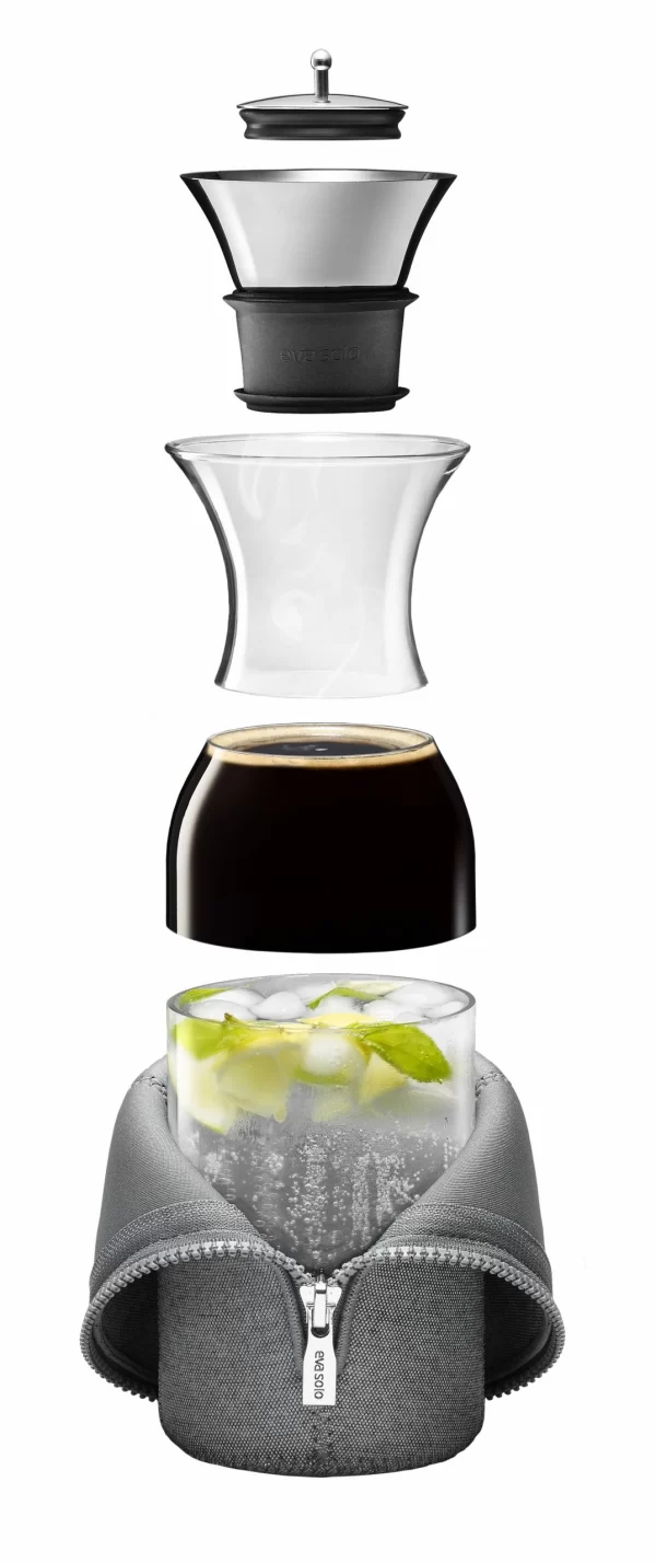 Karaffen Eva Solo Kühlschrankkaraffe 1,00ltr. Woven Light Grey 4