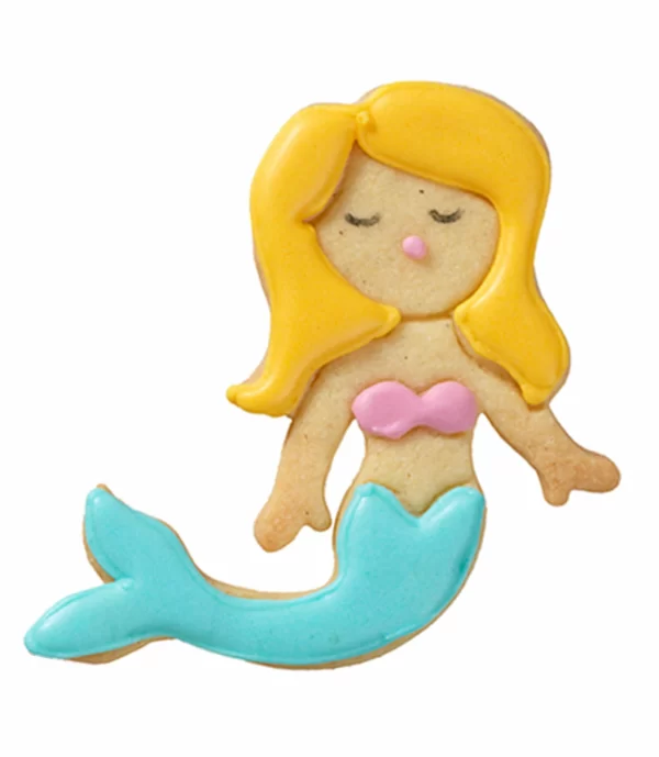 Keksausstecher RBV Birkmann Ausstecher Meerjungfrau Schwimmend 9,0cm Edelstahl L 4