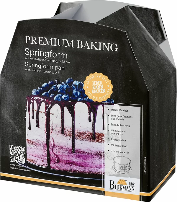 Springformen RBV Birkmann Premium Baking Springform Hoher Rand 18,0cm 4