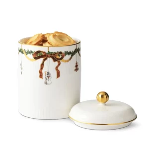 Vorratsdosen Royal Copenhagen Star Fluted Christmas Gebäckdose 2017 7