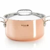 De Buyer Kupfertöpfe De Buyer Prima Matera Kupfer Kochtopf Mit Deckel 24cm 13