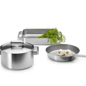 Edelstahlpfannen Iittala Tools Bratpfanne 24cm Gebürsteter Edelstahl 6