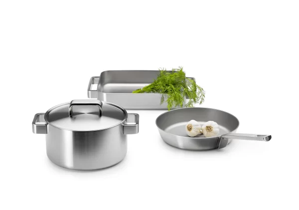 Edelstahlpfannen Iittala Tools Bratpfanne 24cm Gebürsteter Edelstahl 3