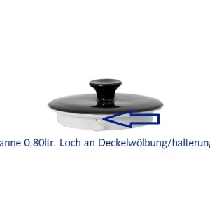 Teekannen Dibbern Solid Color Khaki Deckel Für Teekanne 1,10ltr. 12
