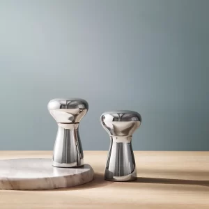 Salz & Pfefferstreuer Georg Jensen Alfredo Salz Und Pfefferstreuer 11,5cm Edelstahl 6
