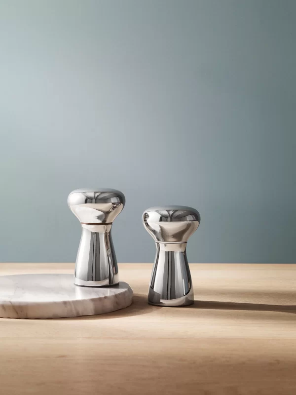 Salz & Pfefferstreuer Georg Jensen Alfredo Salz Und Pfefferstreuer 11,5cm Edelstahl 3