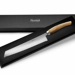 Nesmuk Messer Soul Olivenholz Nesmuk Soul Brotmesser 27cm Olivenholz 6