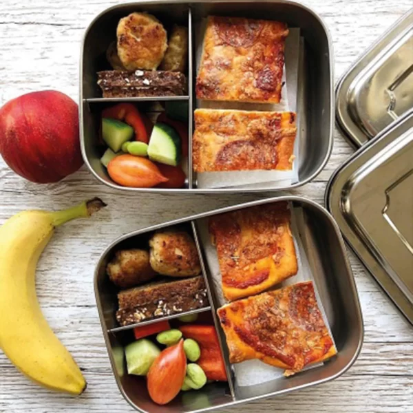 Yummii Yummii Bento Lunchbox Groß 3 Edelstahl 3