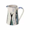 Vista Portuguese Wet Painting Krug S 15cm Konisch Fische 19
