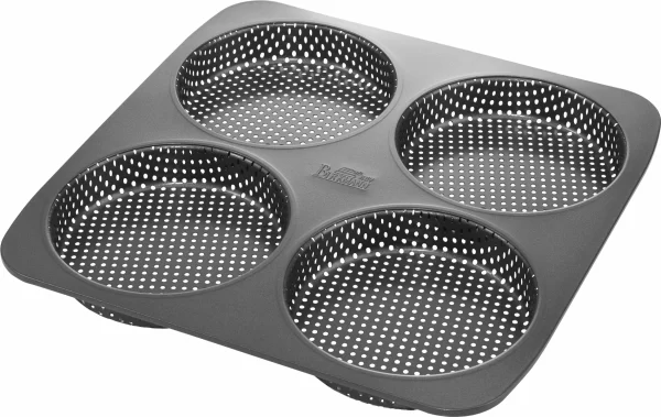 Brotbackzubehör RBV Birkmann Laib & Seele Burger Brötchen 4-fach 28x28x2,8cm 1