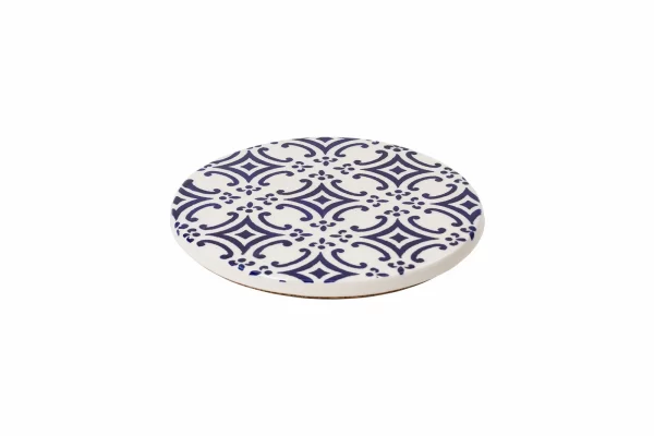 Servierplatten Vista Portuguese Cobalt Platte S Rund 17cm 4