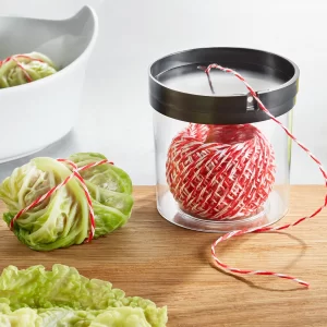 Gefu Kordelbox FILIO Mit Garn Rot/weiß 6
