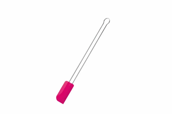 Rösle Teigschaber 26cm Schmal Silikon Pink Charity 1