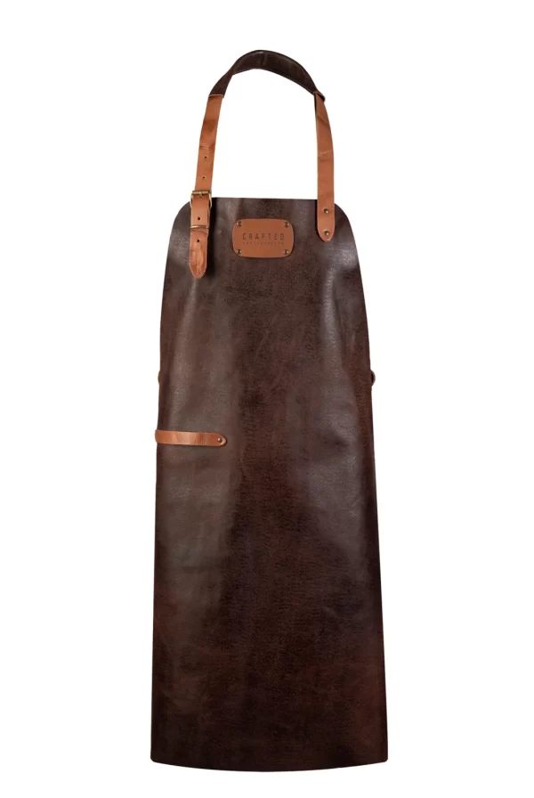 Grillen Crafted Leather Rustic Leather Schürze Braun 1