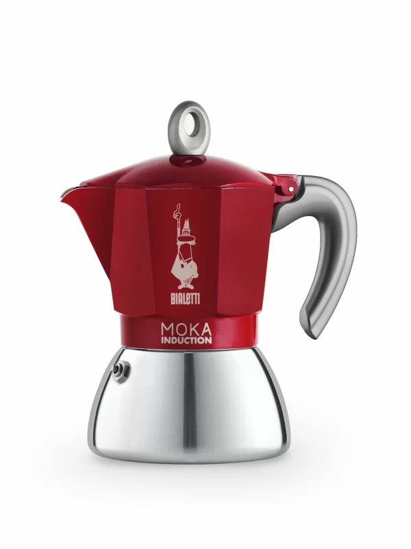 Bialetti Italien New Moka Induktion Espressokocher Red 6 Tassen 1