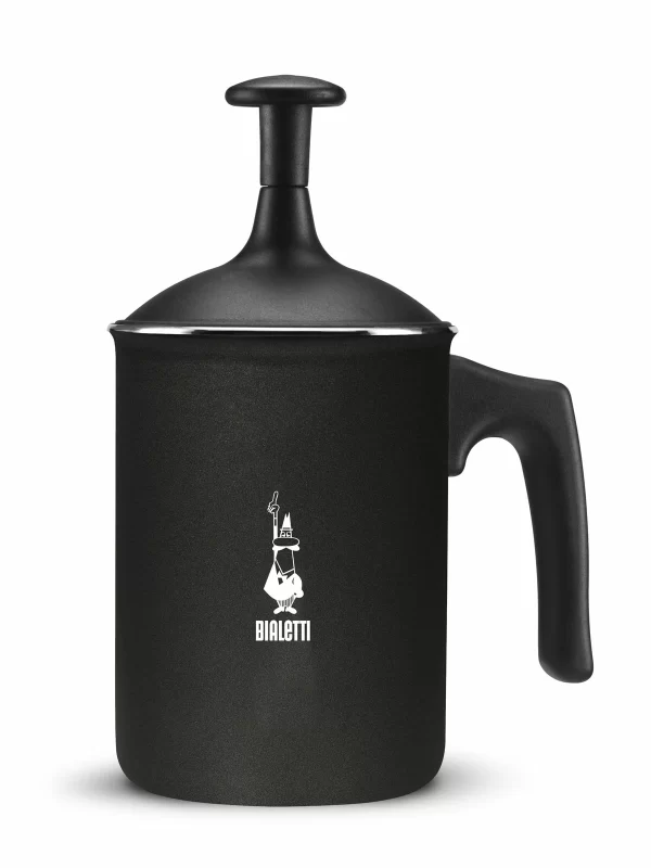 Bialetti Italien Tuttocrema Milchaufschäumer 330ml Alu Schwarz 1