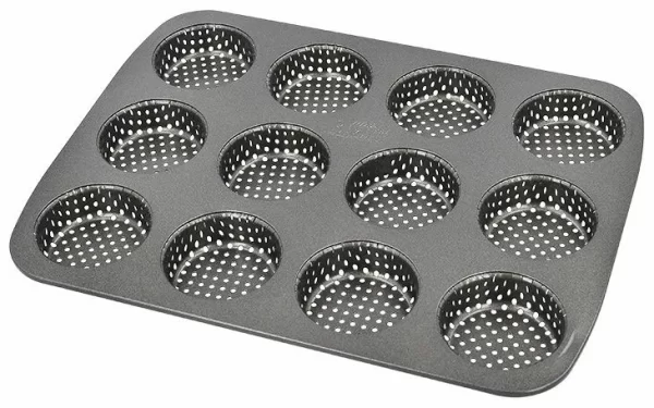 Brotbackzubehör RBV Birkmann Laib & Seele Mini-Burger Brötchen Blech 12-fach 1