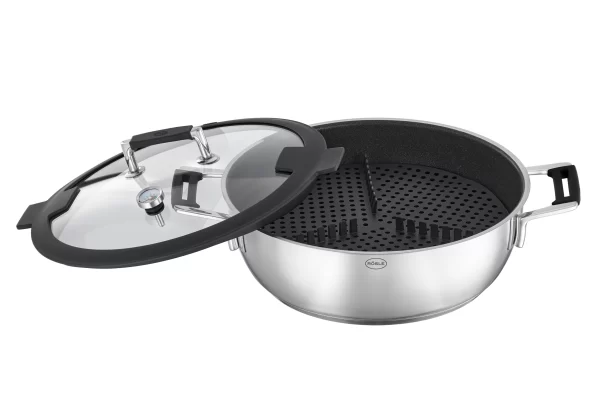Rösle Silence Pro Aroma Dampfgarer 28cm 4