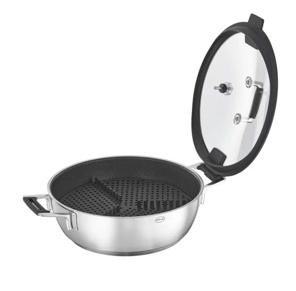 Rösle Silence Pro Aroma Dampfgarer 28cm 5